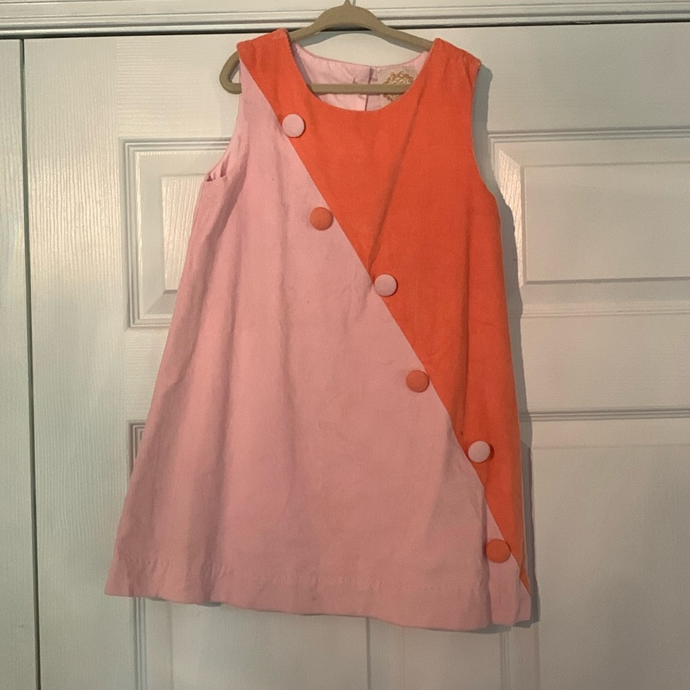 Beaufort Bonnet Corduroy Button Dress Sleveless